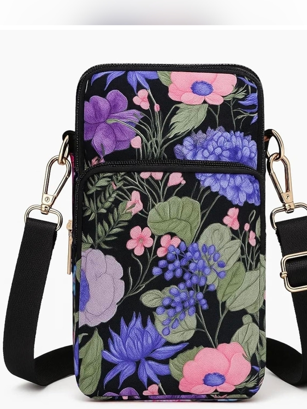 Crossbody Bag Phone Sleeve Concert Venue Bag Adjustable Strap Arm Wrist NWT